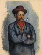 Paul Cezanne Man with a Pipe oil